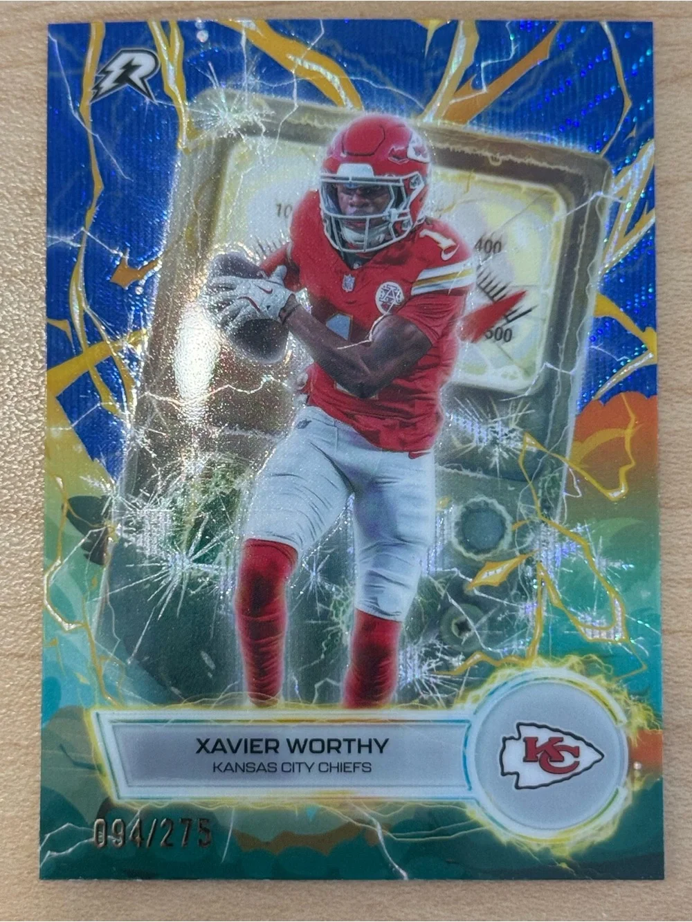 2026 Topps Resurgence Xavier Worthy Voltaic /275